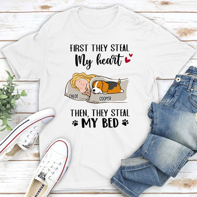 My Heart My Bed - Personalized Custom Unisex T-shirt