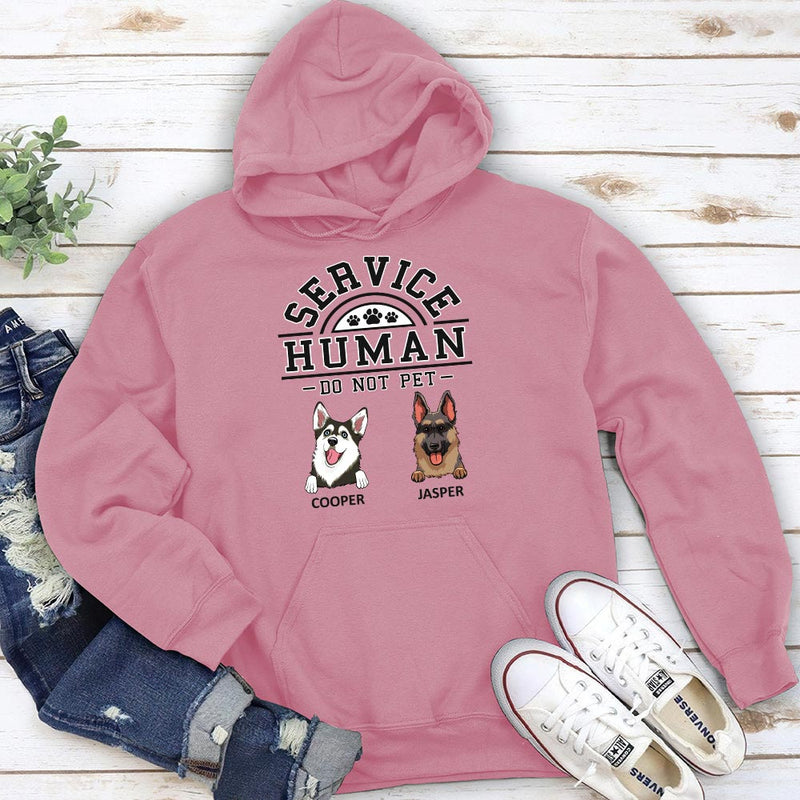 Dogs Service Human Logo - Personalized Custom Hoodie