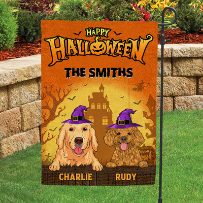 Happy Halloween - Personalized Custom Garden Flag