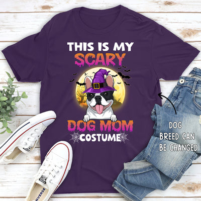 Scary Dog Mom - Personalized Custom Unisex T-shirt