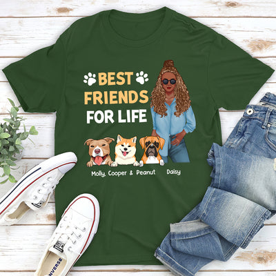 Best Friends For Life - Personalized Custom Unisex T-shirt
