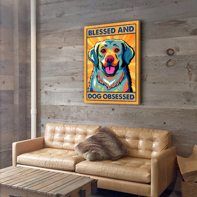 Blessed And Dog Obsessed 3 - Canvas Print