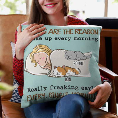 Cat Reason - Throw Pillow