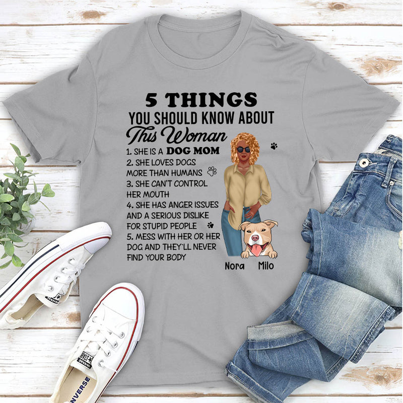 5 Things - Personalized Custom Unisex T-shirt