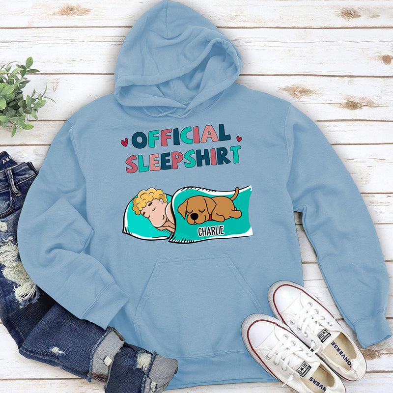 Sleeping Dog Sleepshirt - Personalized Custom Hoodie