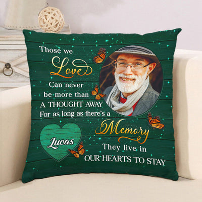 Stay In Our Hearts - Personalized Custom Throw Pillow