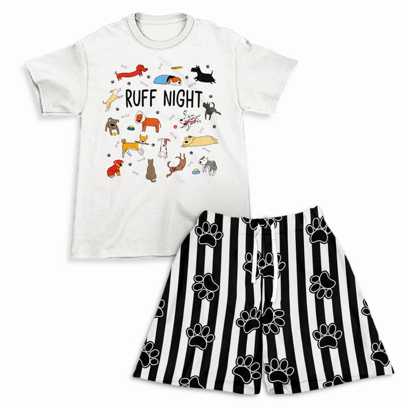 Ruff Night - Short Pajama Set