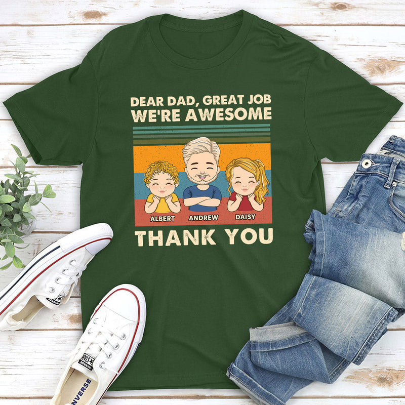 Dear Dad - Personalized Custom Classic T-shirt