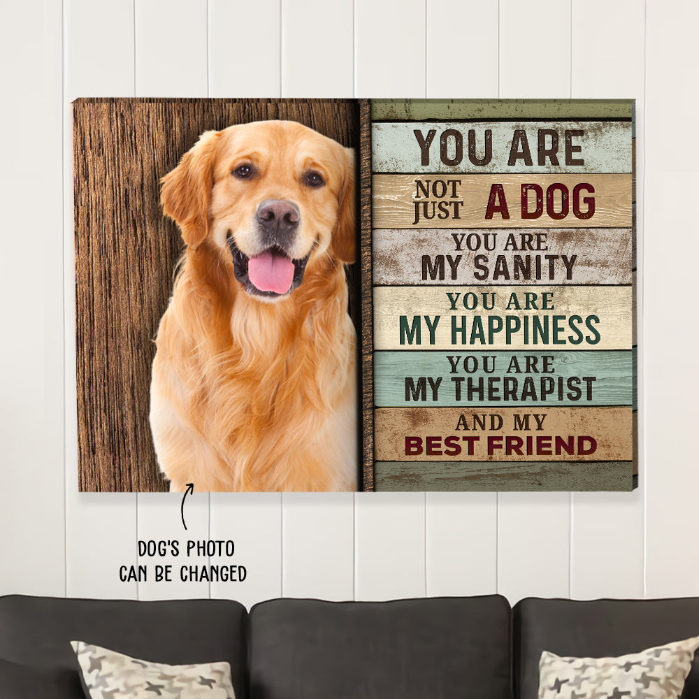 You Are My Sanity - Personalized Custom Photo Canvas – PAWSIONATE