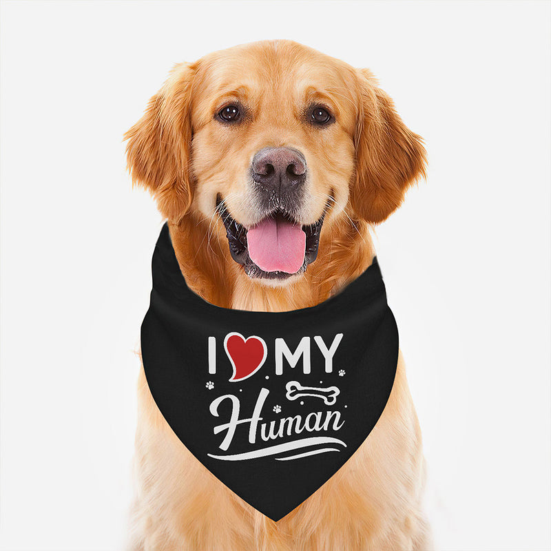 I Love My Human - Dog Bandana