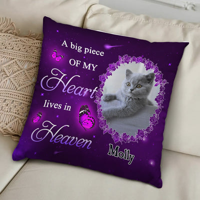 A Big Piece Of My Heart - Personalized Custom Throw Pillow