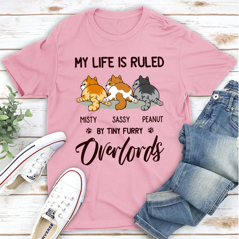 Cats Rule My Life - Personalized Custom Unisex T-Shirt