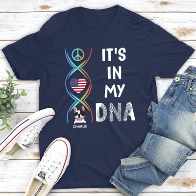 In My DNA Pattern - Personalized Custom Unisex T-shirt