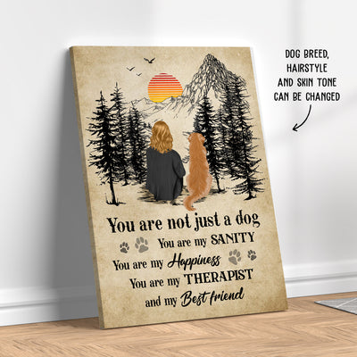 You Are My Happiness - Personalized Custom Canvas Print