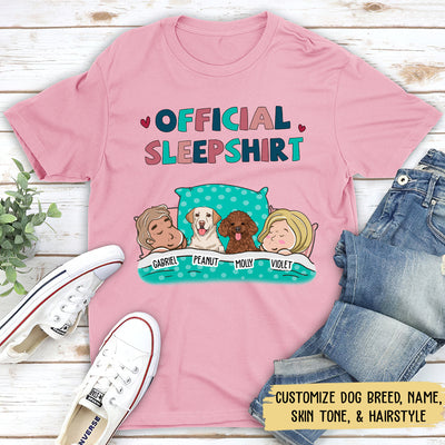 Pet Sleepshirt For Couple - Personalized Custom Unisex T-shirt