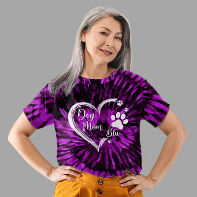 Dog Mom Heart - Personalized Custom All-over-print T-shirt