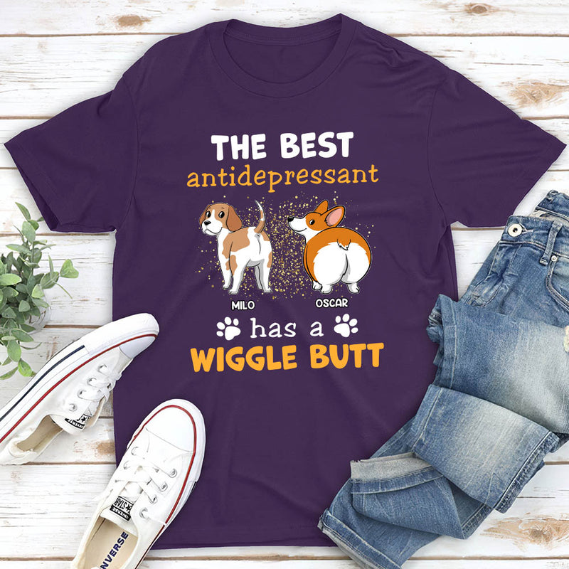 Wiggle Butt - Personalized Custom Unisex T-shirt