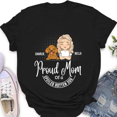 Proud Mom Proud Dad - Personalized Custom Women's T-shirt