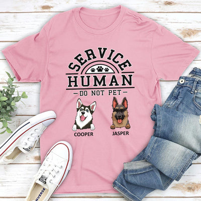 Dogs Service Human Logo - Personalized Custom Premium T-shirt