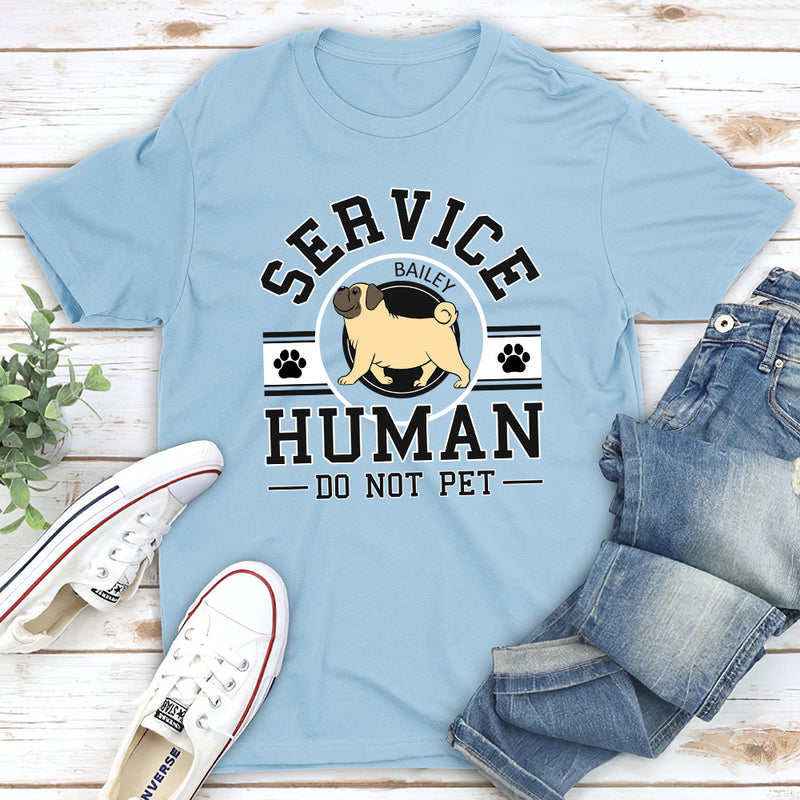 Service Human Logo - Personalized Custom Unisex T-shirt