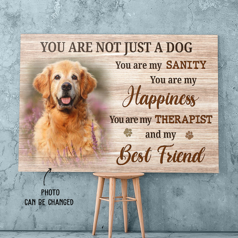 My Best Friend - Personalized Custom Photo Canvas Print