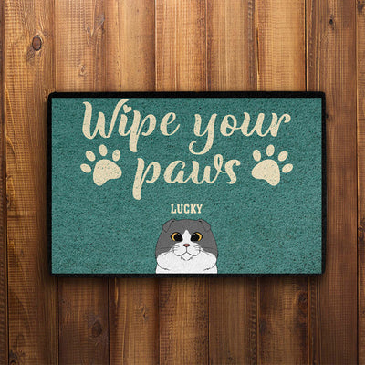 Wipe Your Paws - Personalized Custom Doormat