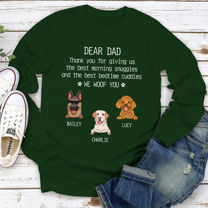 Snuggles and Cuddles - Personalized Custom Long Sleeve T-shirt