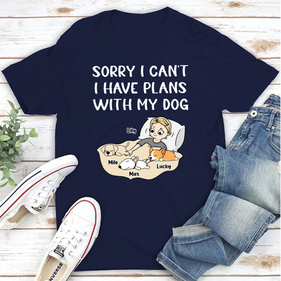 Sorry I Can‘t - Personalized Custom Unisex T-shirt