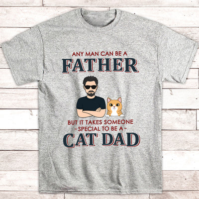 Special Cat Dad - Personalized Custom Unisex T-shirt
