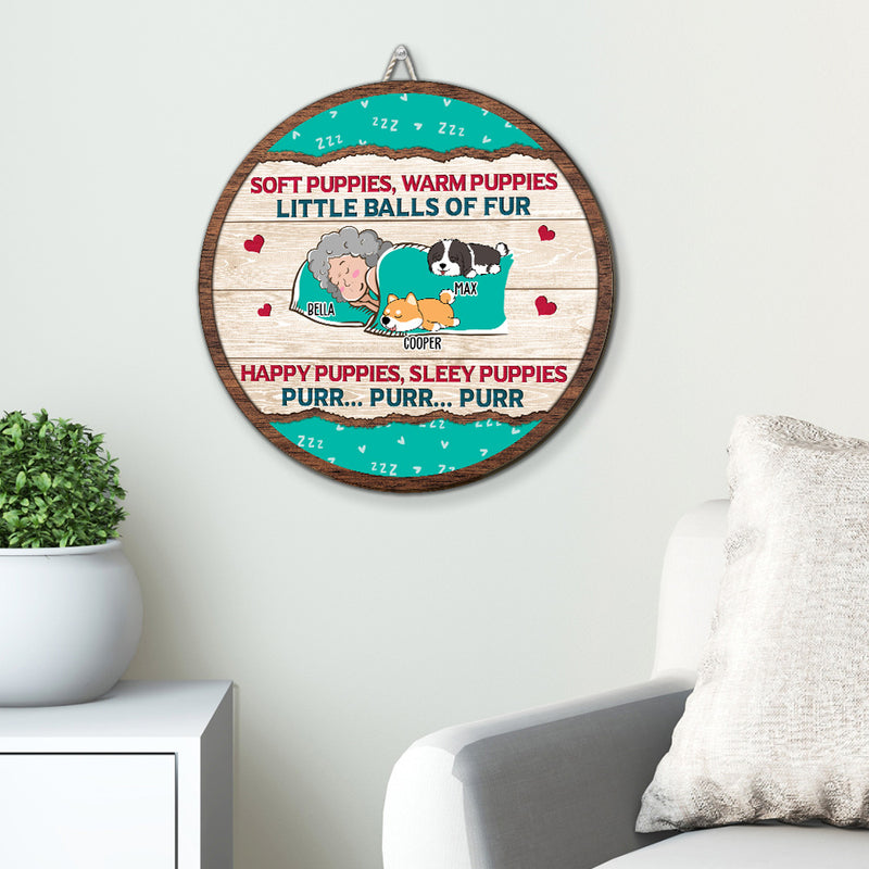 Soft Puppy - Personalized Custom Wood Sign