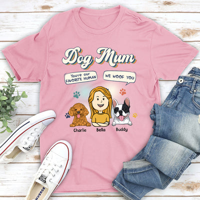 Woof You Favorite Human - Personalized Custom Premium T-shirt