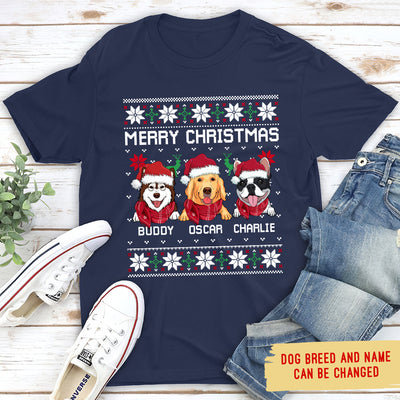 Merry Christmas - Personalized Custom Unisex T-shirt