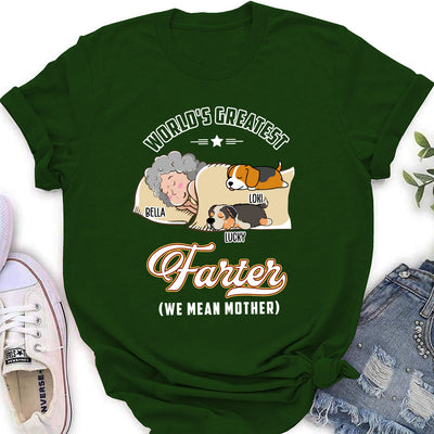 I Mean Greatest Father - Personalized Custom Women's T-shirt