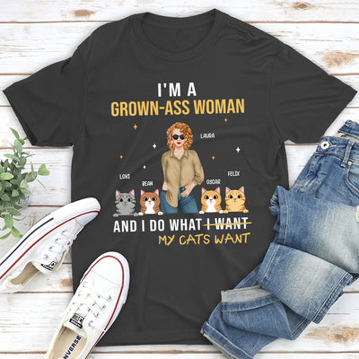 Do What My Cats Want - Personalized Custom Unisex T-shirt
