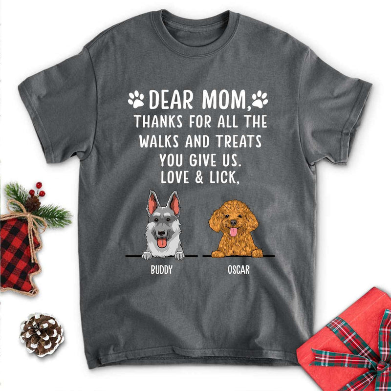 Thanks For All The Treats - Personalized Custom Unisex T-shirt