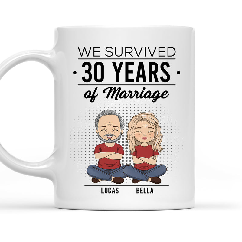 We Survived - Personalized Custom Coffee Mug