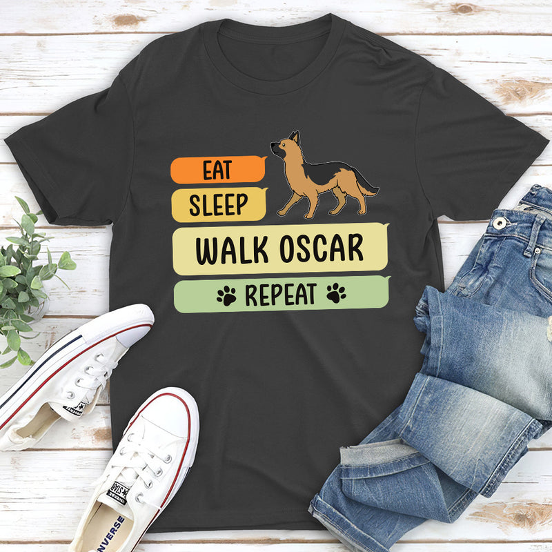 Dog Walker Life - Personalized Custom Unisex T-shirt