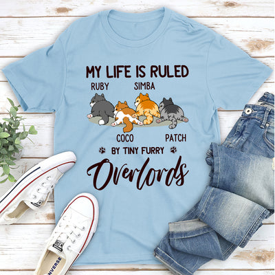 Cats Rule My Life - Personalized Custom Unisex T-Shirt