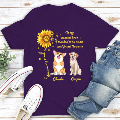 My Dog My Sunshine - Personalized Custom Unisex T-shirt