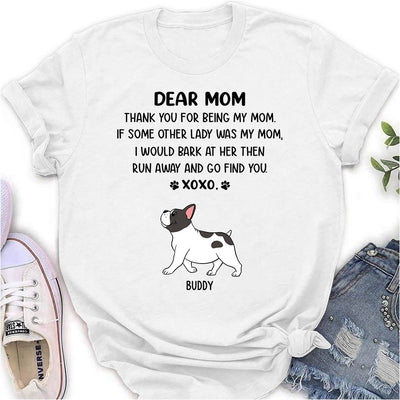 Dear Mom Xoxo - Personalized Custom Women's T-shirt