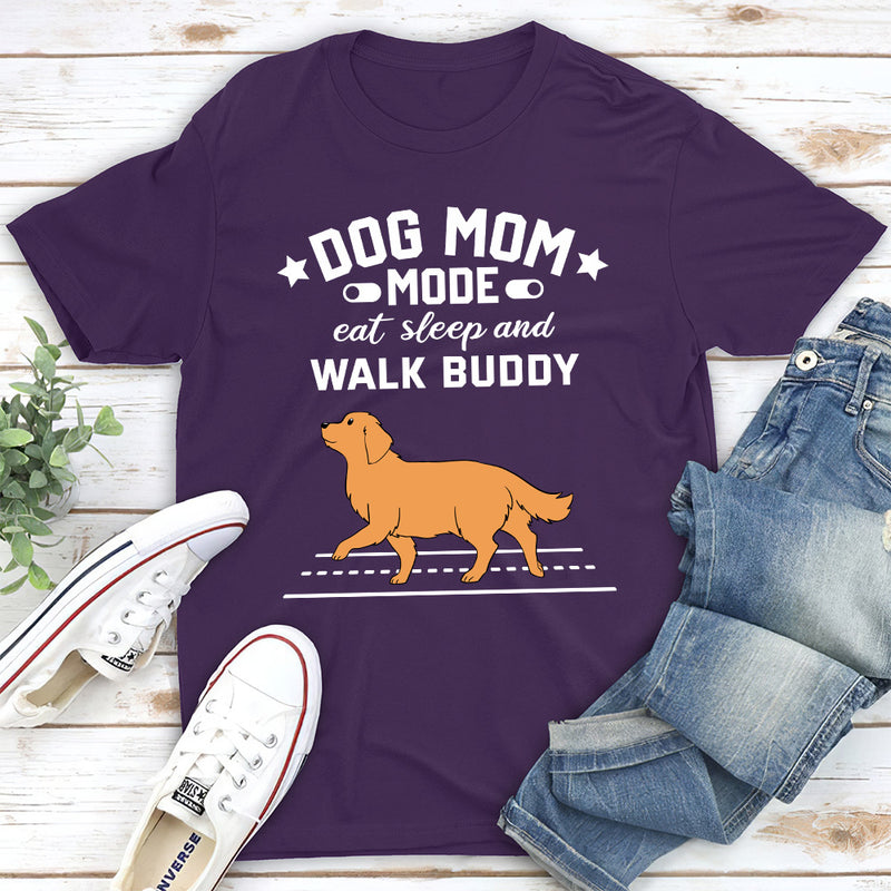 Dog Mom Mode - Personalized Custom Unisex T-shirt