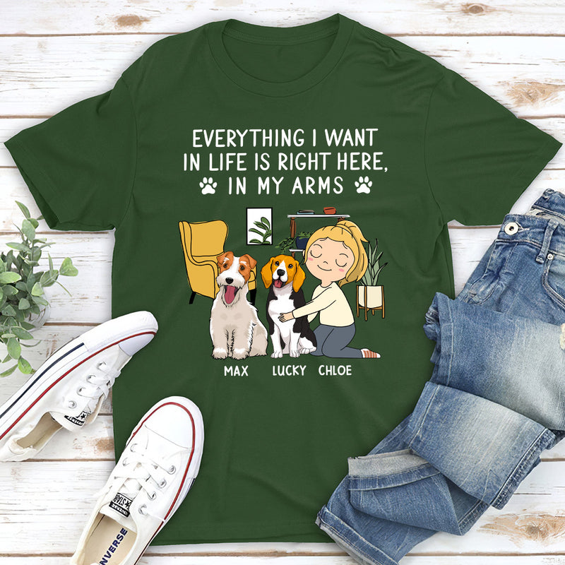 I Want - Personalized Custom Unisex T-shirt