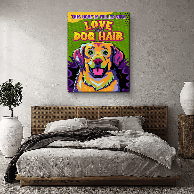 This Home Is Filled With Dog 2 - Canvas Print