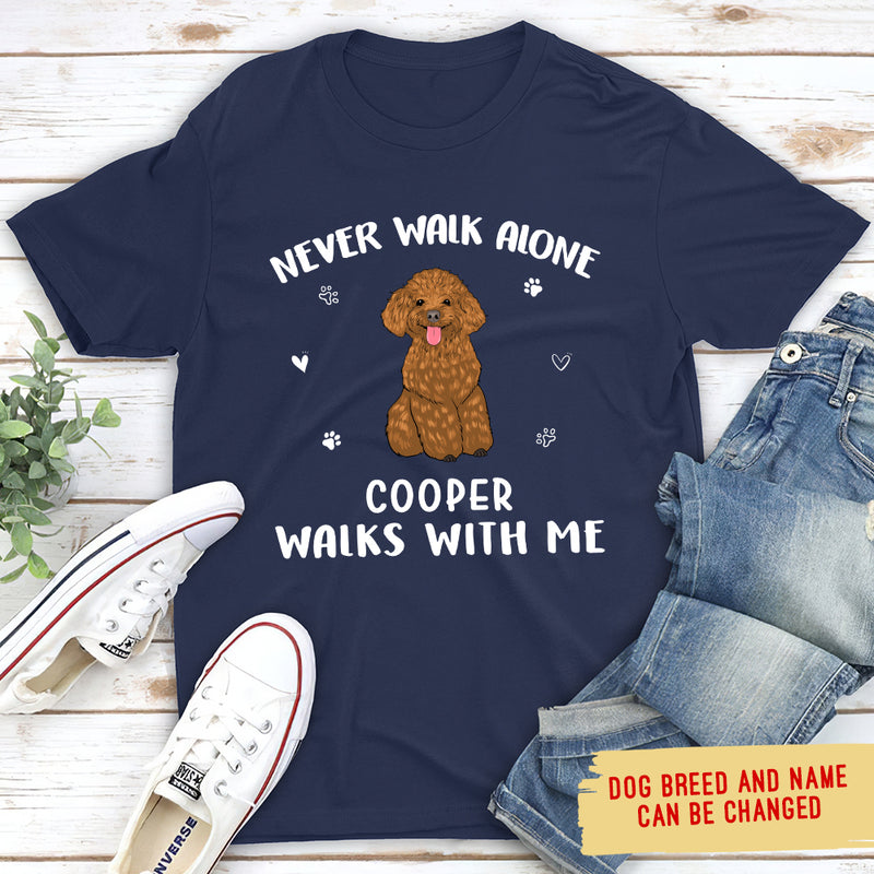 Walk With Me - Personalized Custom Unisex T-shirt