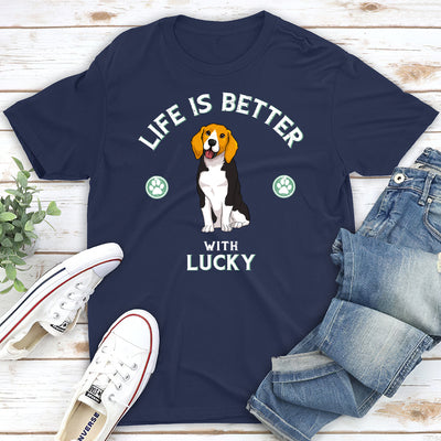 Life Is Better Vintage - Personalized Custom Unisex T-shirt