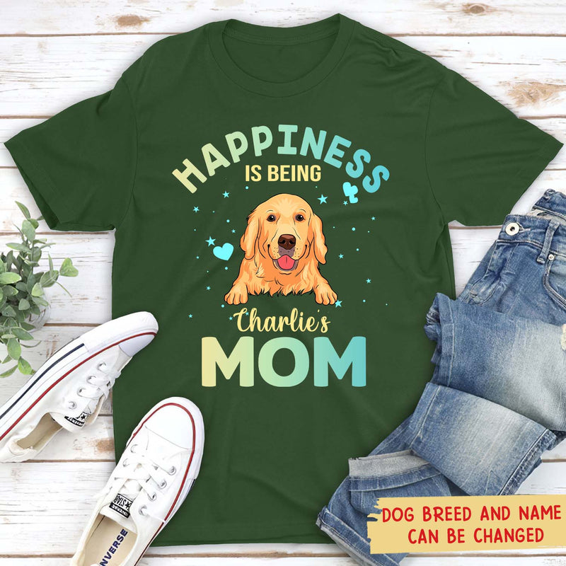 Being A Dog Mom 2 - Personalized Custom Unisex T-shirt