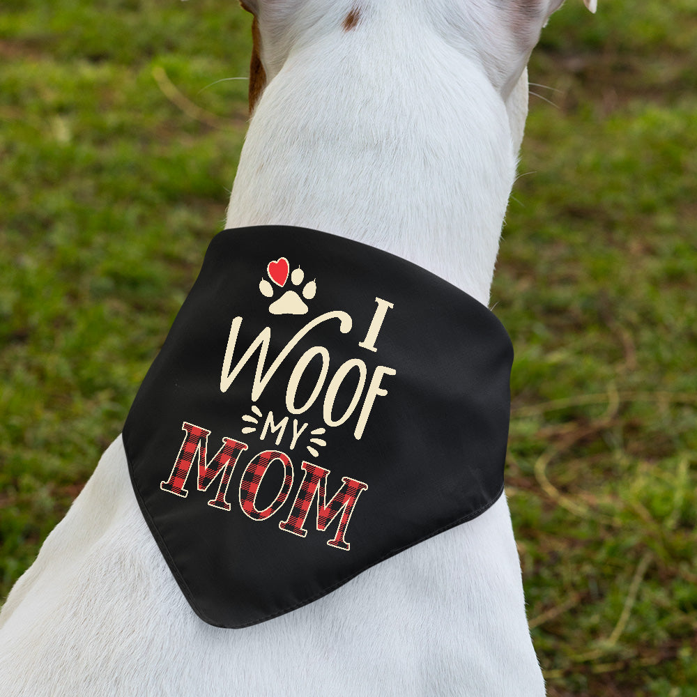 Dog paws fun quote Hooman lover bandanna Pet Bandana for Sale by Julieford