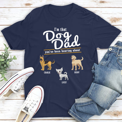 That Dog Dad - Personalized Custom Unisex T-shirt