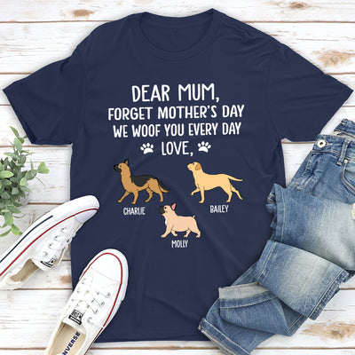 I Woof You Mom - Personalized Custom Unisex T-shirt