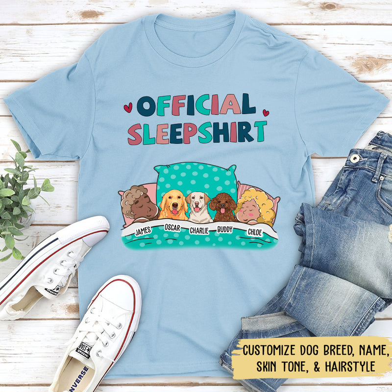 Pet Sleepshirt For Couple - Personalized Custom Unisex T-shirt – PAWSIONATE